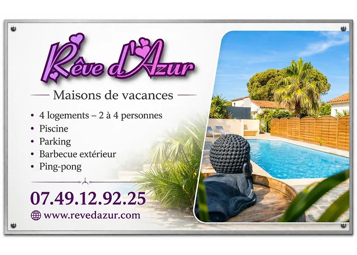 Vakantiehuis Mazet 1pers - De La Nartelle - Maxime- Piscine Partage- Parking Sainte-Maxime
